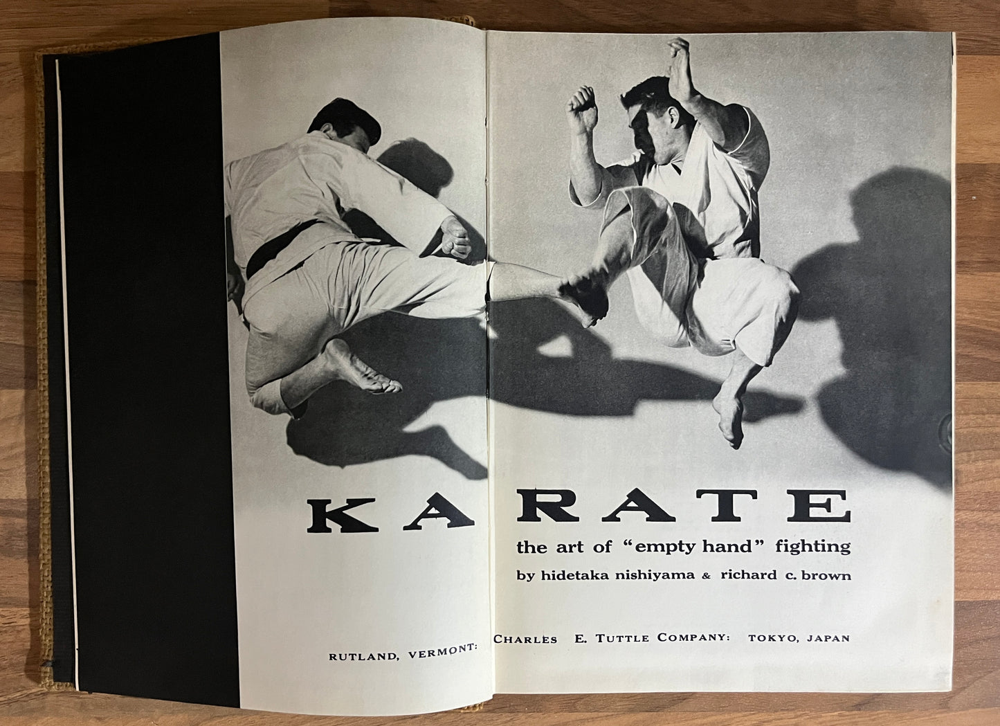 Karate: The Art of " Empty Hand" Fighting  - Nishiyama,  Brown Hardcover, 1962
