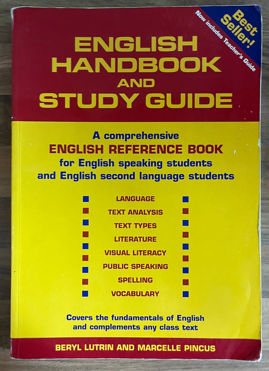 English Handbook and Study Guide by Beryl Lutrin and Marcelle Pincus