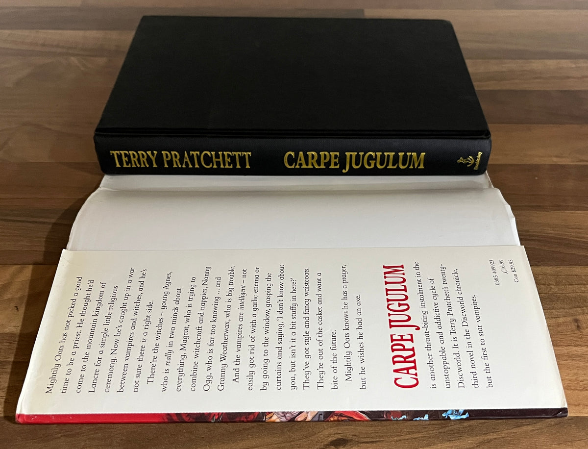 Carpe Jugulum: A Novel of Discworld - Terry Pratchett HC/DJ 1st Edtion, 1st Print