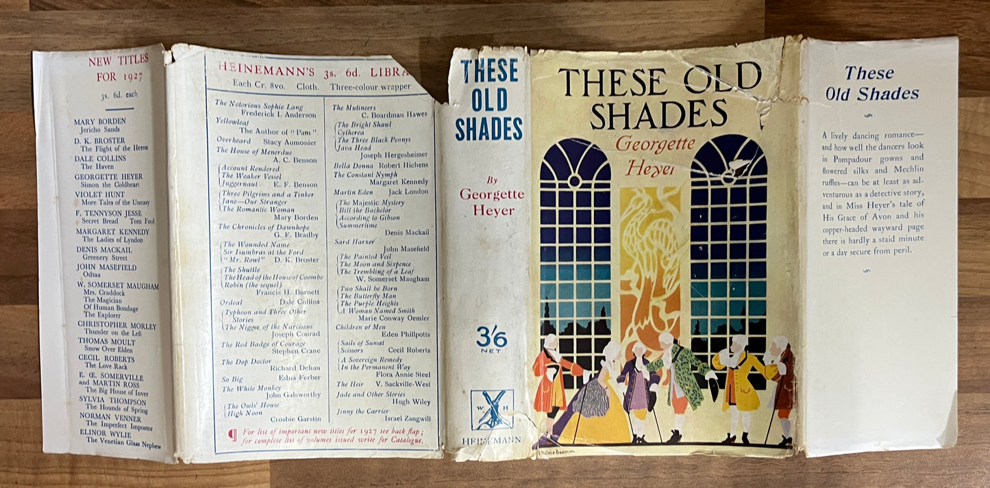These Old Shades by Georgette Heyer, HC/DJ 1927