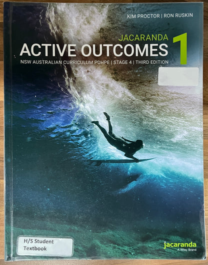 Jacaranda Active Outcomes 1 NSW Australian Curriculum PDHPE, Print + Digital Stage 4, 3rd Edition