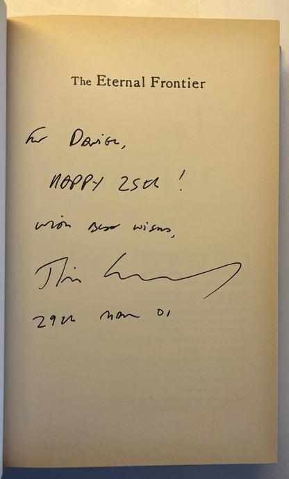 The Final Frontier by Tim Flannery *SIGNED* HC/DJ 1st Ed/1st Print