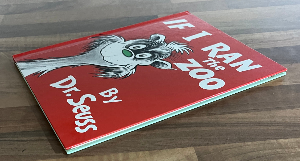 If I Ran the Zoo by Dr. Seuss, Hardcover,  Grolier Book Club Edition, Banned OOP