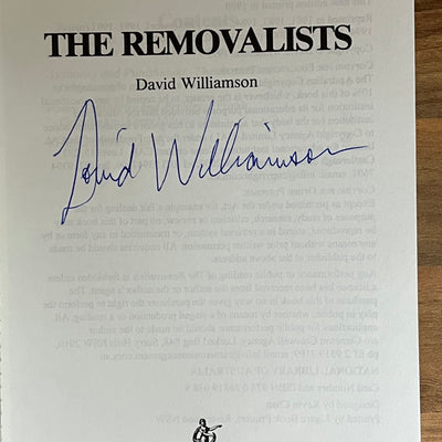 The Removalists by David Williamson, SIGNED, *SCARCE*