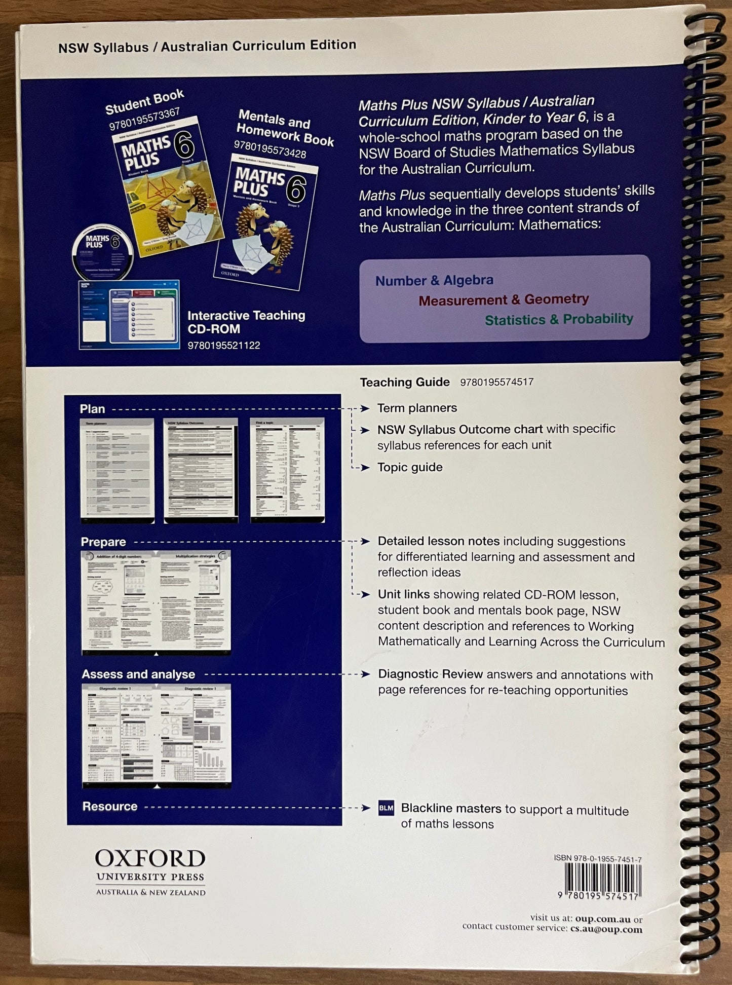 Maths Plus 6 Teaching Guide: NSW Syllabus Stage 3 Australian Curriculum Edition, 2013