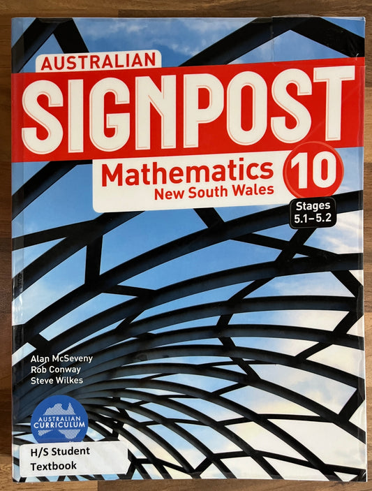 Australian Signpost 10 (5.1-5.2) Mathematics NSW Student Book + eBook (Pearson)