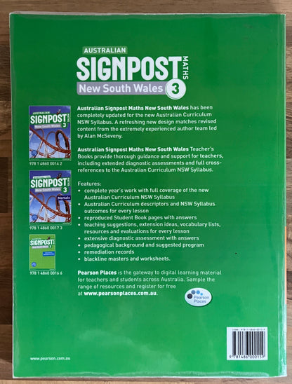 Australian Signpost Maths New South Wales Year 3 Teacher's Book, 2013