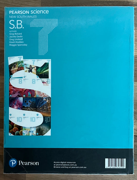 Pearson Science 7 New South Wales (NSW) Student Book +eBook (Ex-Libris)