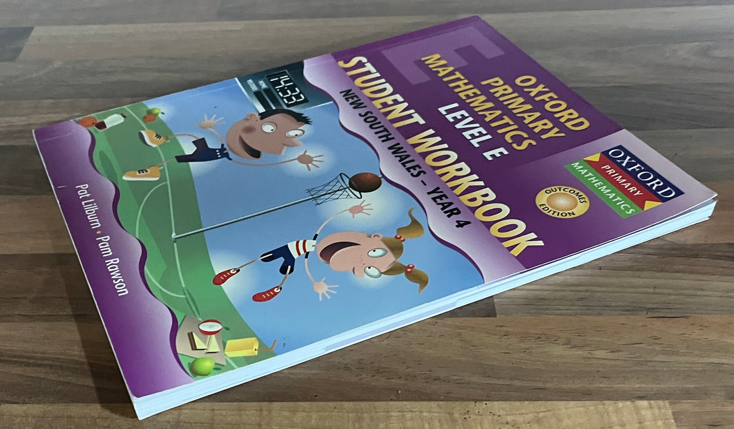 Oxford Primary Mathematics Student Workbook Level E NSW Year 4 Outcomes Ed. (Ex-Libris)