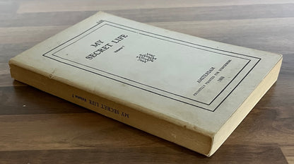 10 Volumes ONLY of the Memoir My Secret Life by "Walter", 1888, Reprint