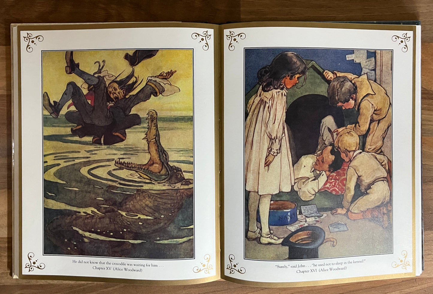 Illustrated Classics: Peter Pan and Wendy by J.M. Barries, Illus. Gwynedd Hudson HC
