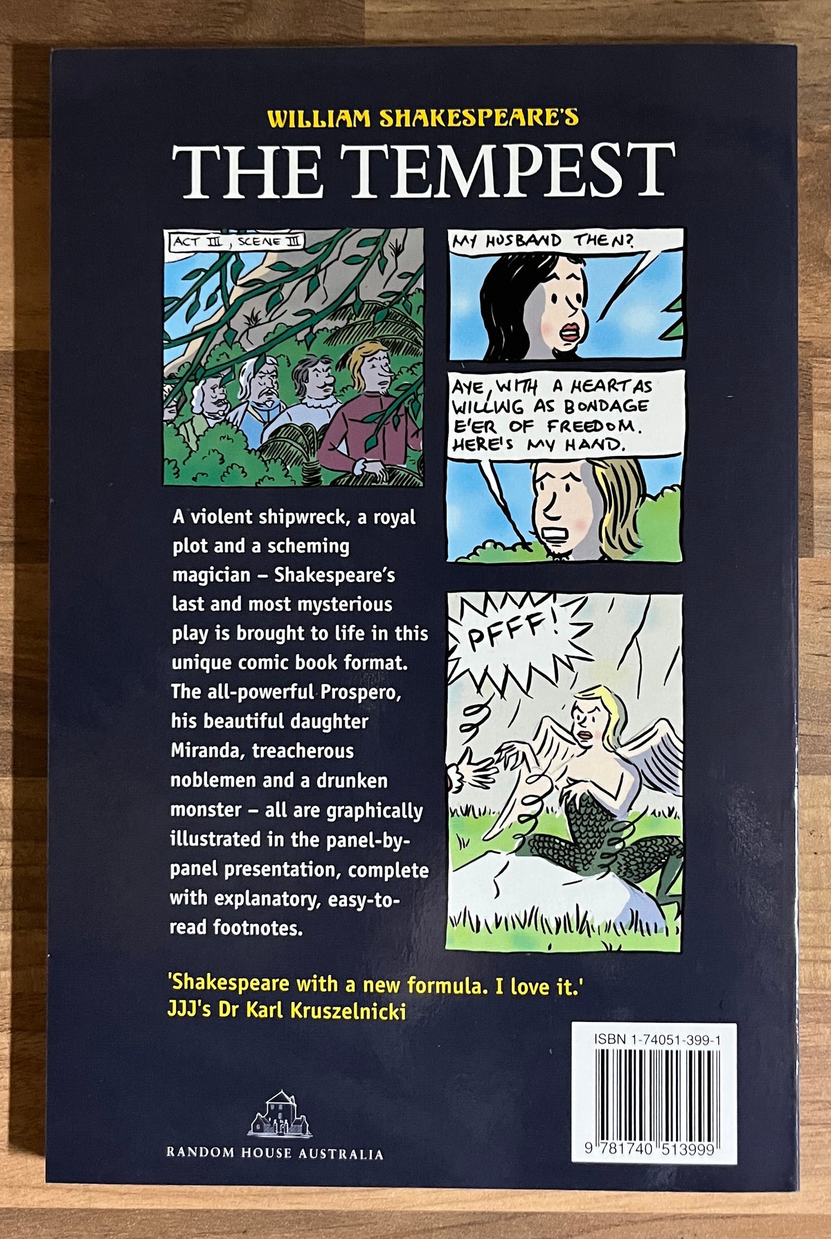 William Shakespeare's The Tempest, Illustrated & adapted David Messer, Graphic