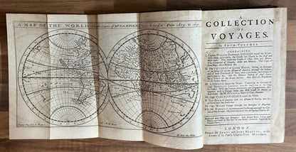THE COLLECTED EDITION OF DAMPIER'S VOYAGES Volumes 1-4, 1729