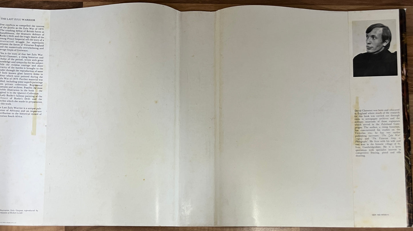 The Last Zulu Warrior by David Clammer Limited Edition 957/1000 HC/DJ