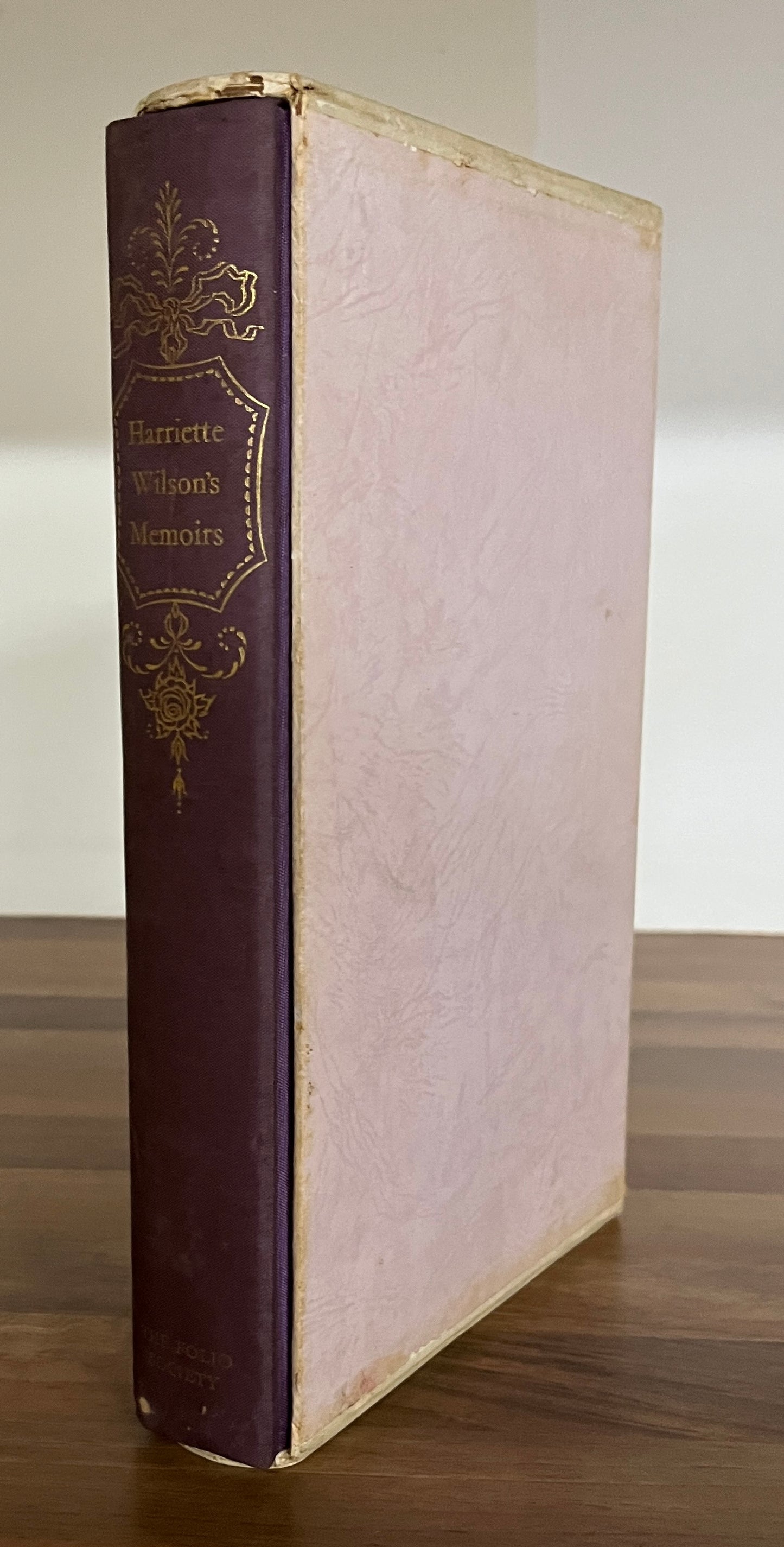 Harriette Wilson's Memoirs, Folio Society, 1964 Hardcover + Slipcase