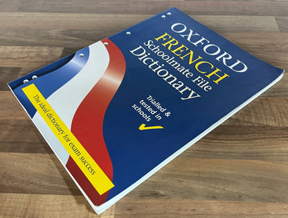 Oxford French Schoolmate File Dictionary (with punch holes for ring binder) 2009