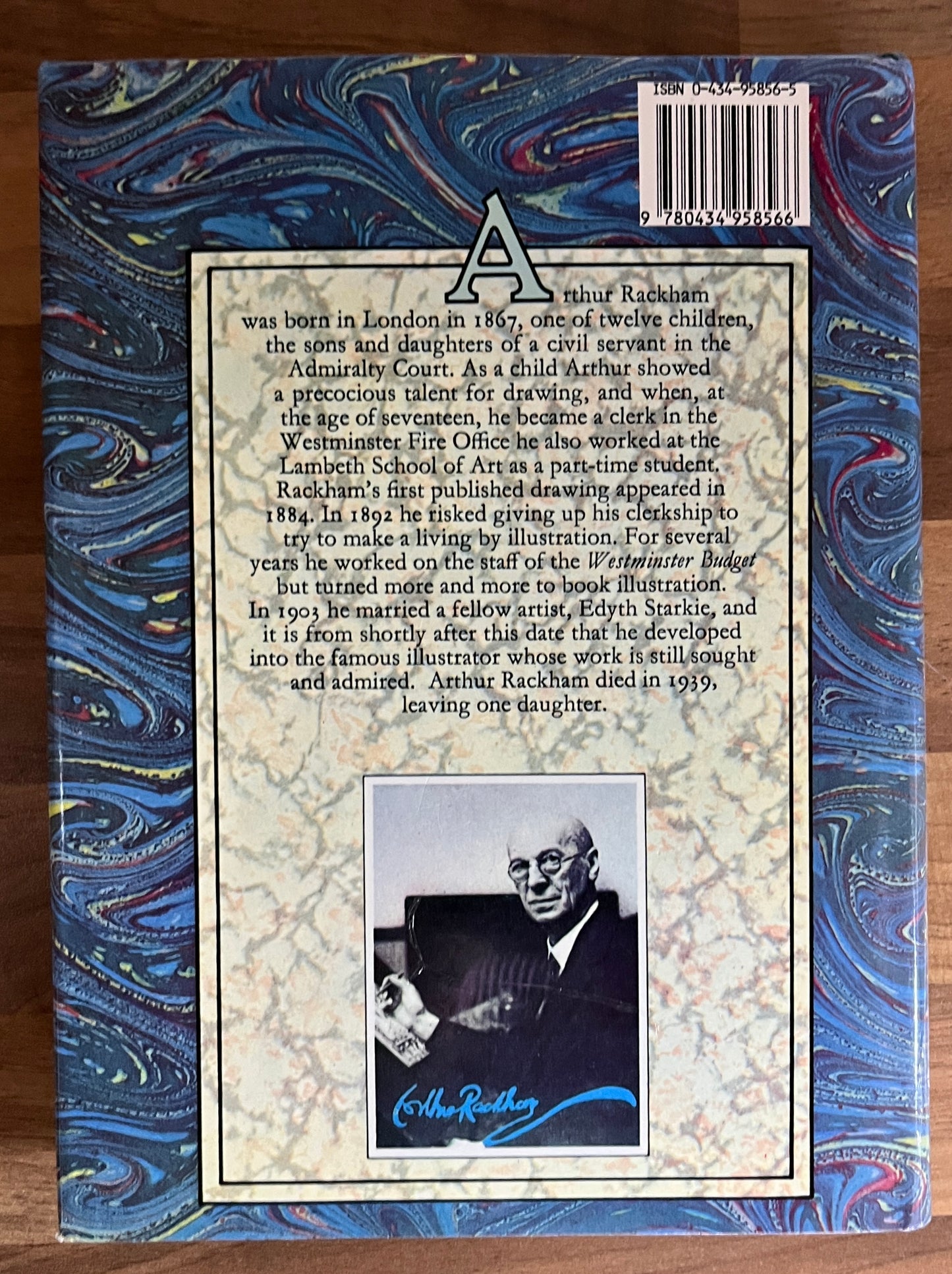 Alice's Adventures in Wonderland by Lewis Carroll, Arthur Rackham HC/DJ 1989