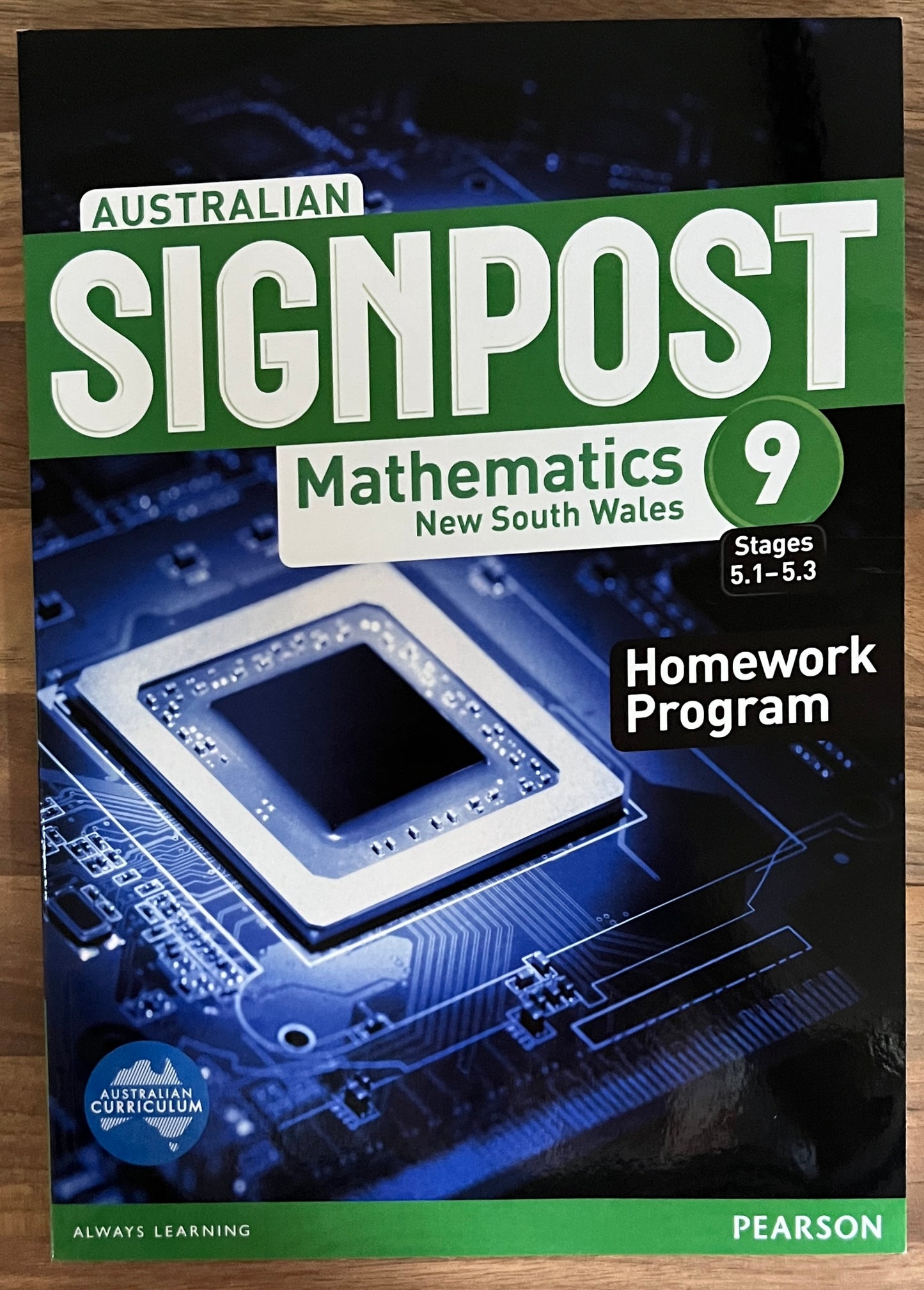 Australian Signpost 9 (5.1-5.3) Mathematics NSW Homework Program (Pearson)
