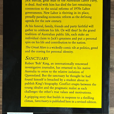 Two Plays: The Great Man; Sanctuary by David Williamson (Currency Press)