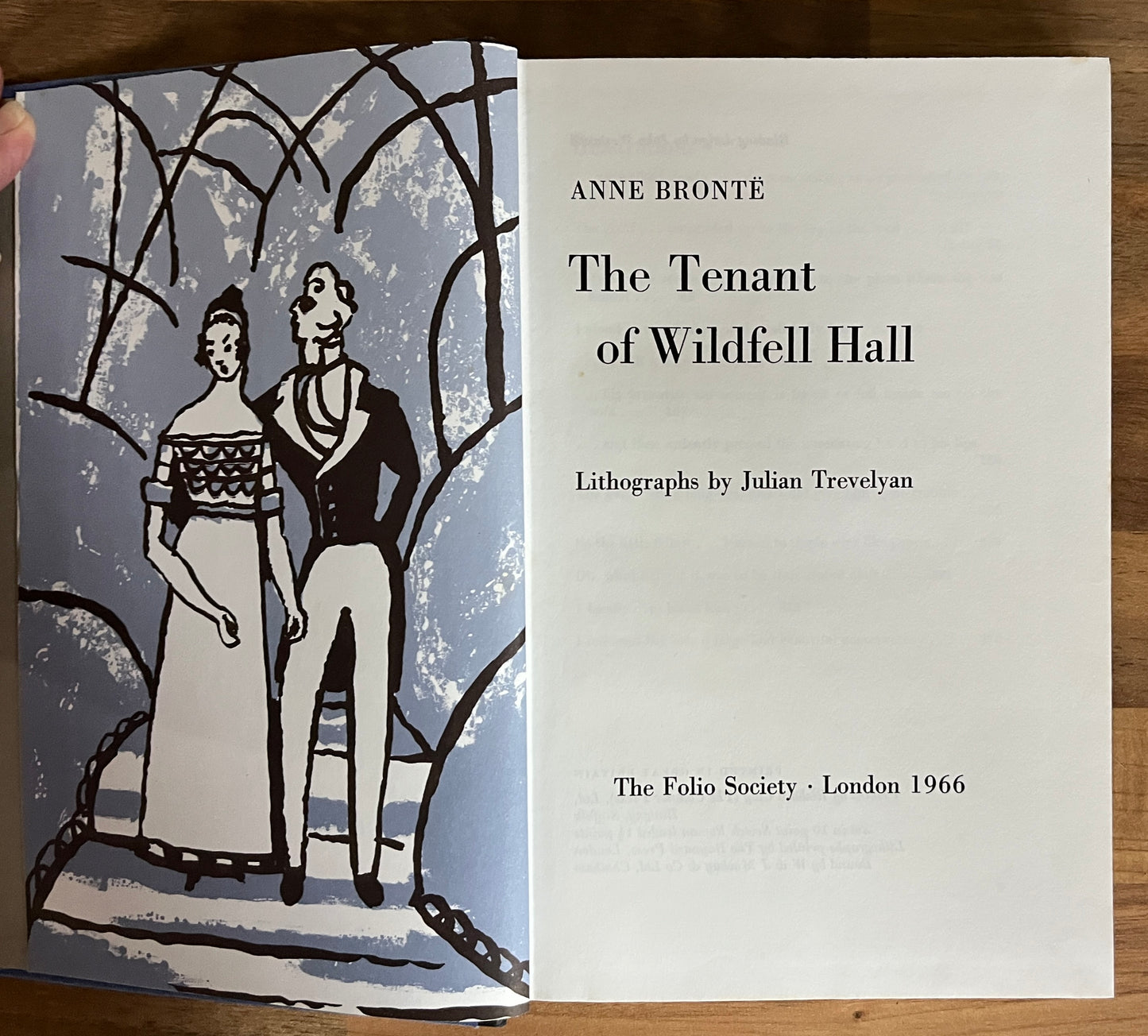 The Tenant of Wildfeld Hall by Anne Bronte, Folio Society Hardcover 1966