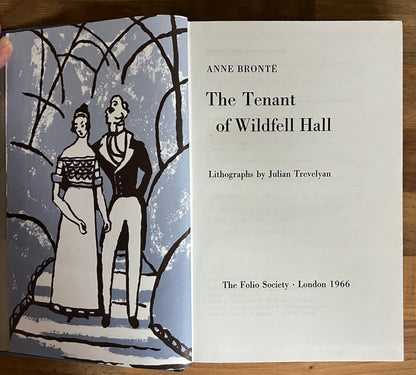 The Tenant of Wildfeld Hall by Anne Bronte, Folio Society Hardcover 1966