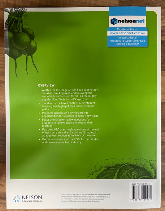 Food Tech Focus Stage 6 Print + Digital  by Michelle Downie, Gualtieri et al