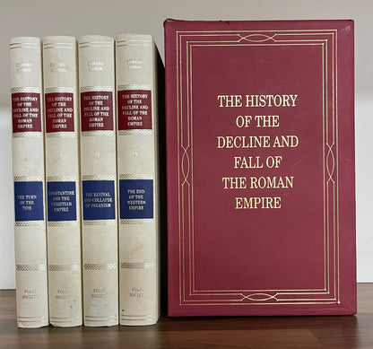 History of the Decline & Fall of the Roman Empire Folio Society Vols 1-4 Box Set