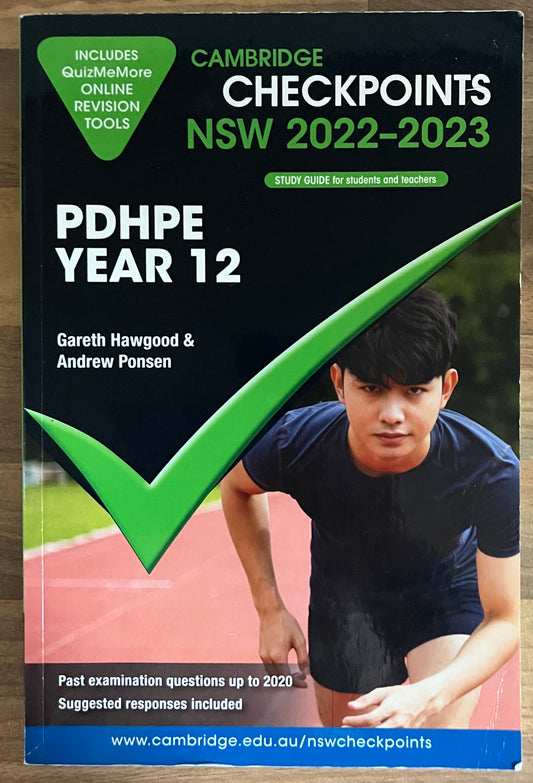 Cambridge Checkpoints NSW PDHPE Year 12 2022–2023 Personal Development, Health and Physical Education