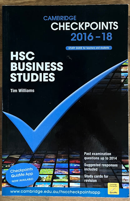 Cambridge Checkpoints HSC Business Studies 2016-2018 by Tim Williams
