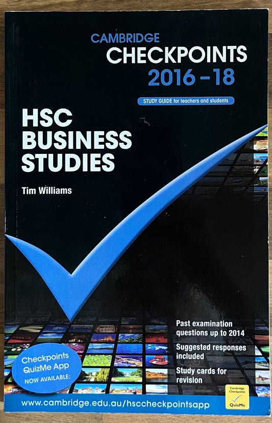 Cambridge Checkpoints HSC Business Studies 2016-2018 by Tim Williams