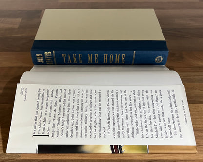 John Denver Take Me Home, An Autobiography with Arthur Tobier,  HC/DJ, 1st Print