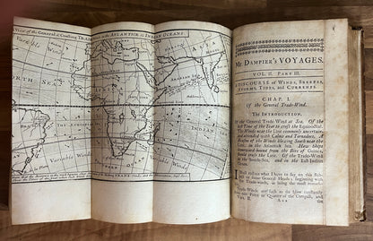 THE COLLECTED EDITION OF DAMPIER'S VOYAGES Volumes 1-4, 1729