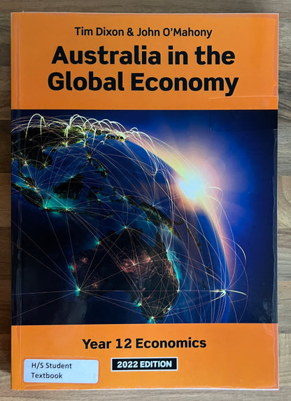 Australia in the Global Economy 2022 Year 12 HSC Student Book + eCode