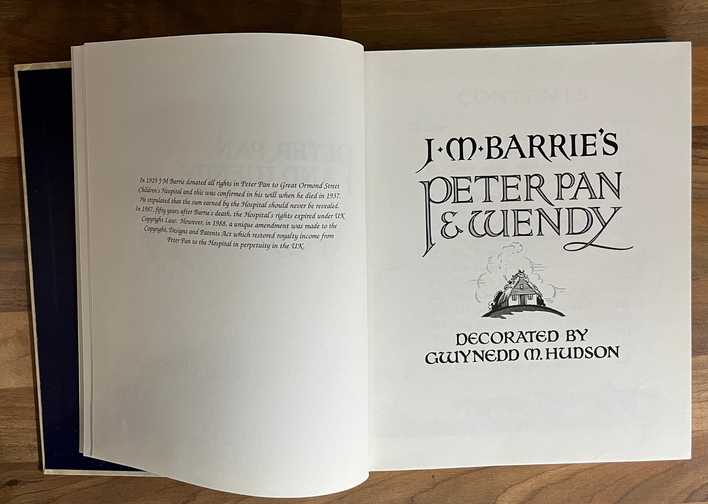 Illustrated Classics: Peter Pan and Wendy by J.M. Barries, Illus. Gwynedd Hudson HC