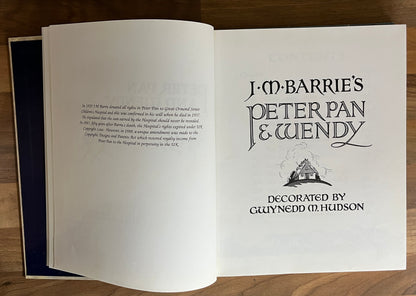 Illustrated Classics: Peter Pan and Wendy by J.M. Barries, Illus. Gwynedd Hudson HC