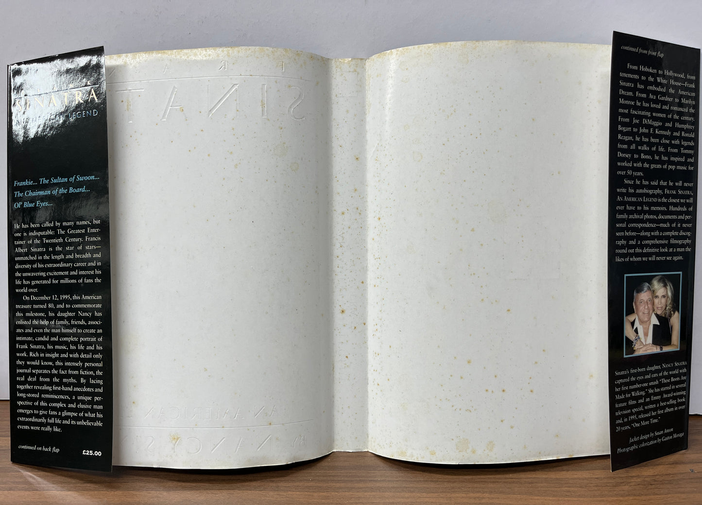 Frank Sinatra: An American Legend + CD by Nancy Sinatra (HC/DJ, 1995)