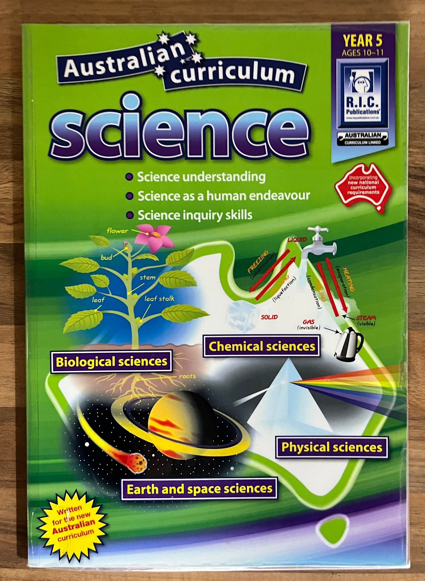 Australian Curriculum Science Year 5, Ages 10-11, R.I.C. (Ex-Libris)