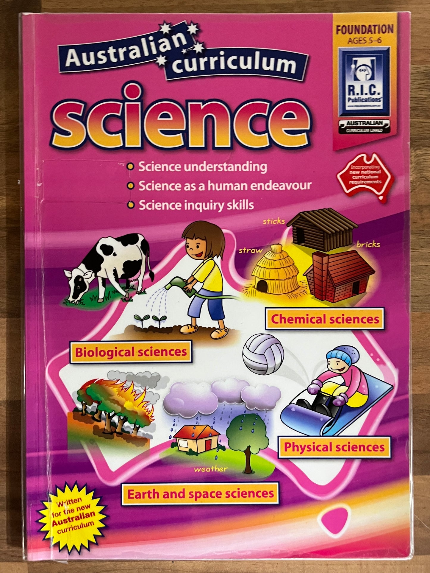 Australian Curriculum Science Foundation, Ages 5-6, R.I.C. (Ex-Libris)