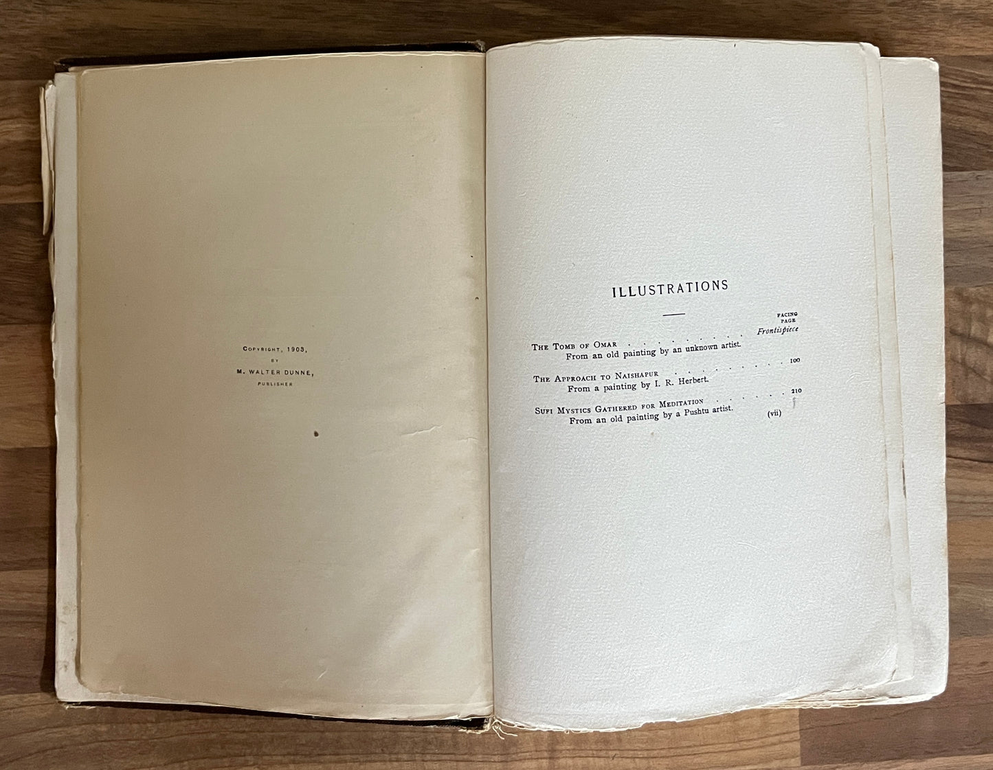 The Sufistic Quatrains Of Omar Khayyam. Translated by Edward Fitzgerald HC 1903