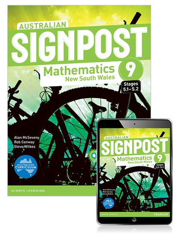 Australian Signpost 9 (5.1-5.2) Mathematics NSW Student Book + eBook