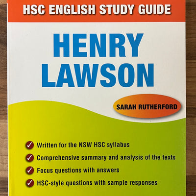 Excel HSC English Study Guide: Henry Lawson by Sarah Rutherford