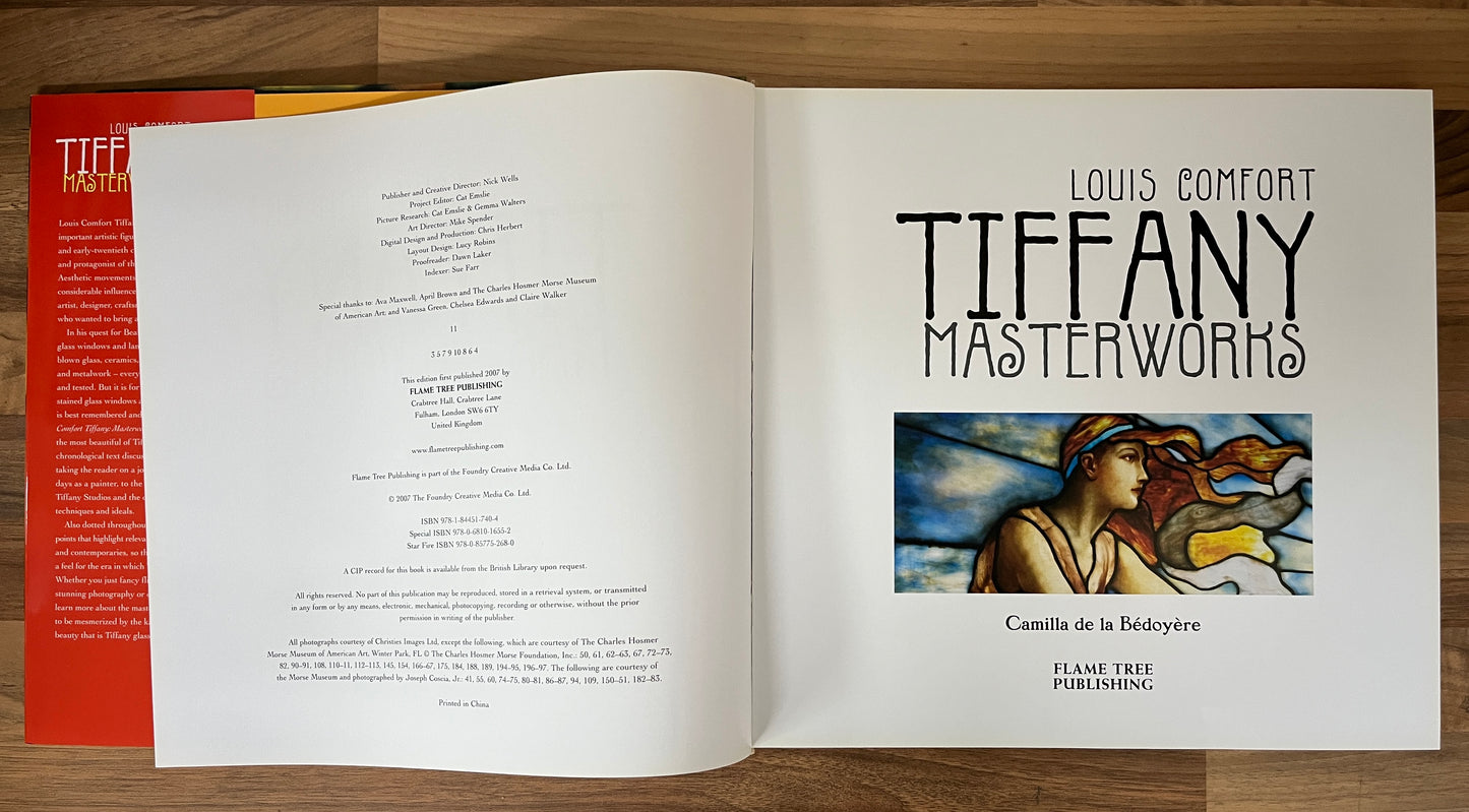 Louis Comfort Tiffany by Camilla de la Bedoyere (Masterworks) HC/DJ