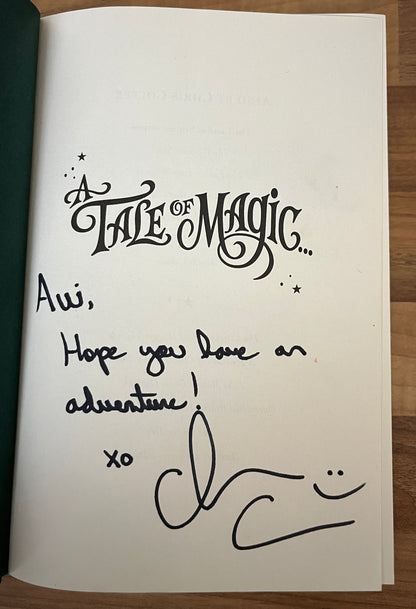 A Tale of Magic by Chris Colfer SIGNED/INSCRIBED  HC/DJ 1st Ed./1st Print