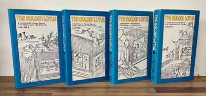 The Golden Lotus 4 Volumes by Chin P'ing Mei Translated by Clement Egerton, 1972 HC/DJ