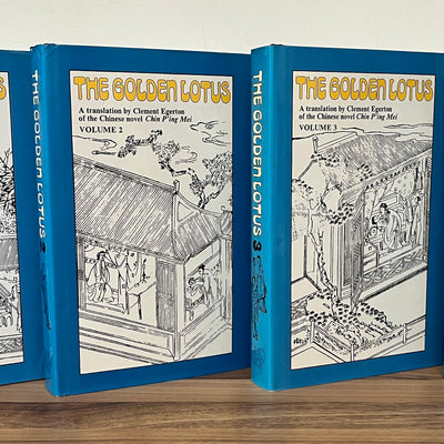 The Golden Lotus 4 Volumes by Chin P'ing Mei Translated by Clement Egerton, 1972 HC/DJ