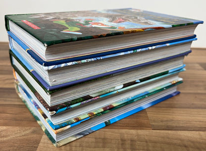 5 x Geronimo Stilton: Journey Through Time (1,3), Kingdom of Fantasy (4,6,8) Hardcover