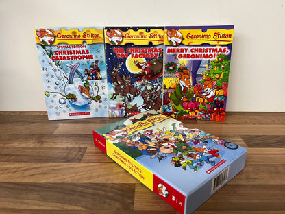 Geronimo Stilton's Christmas Collection Box Set of 3 Books