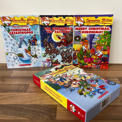 Geronimo Stilton's Christmas Collection Box Set of 3 Books