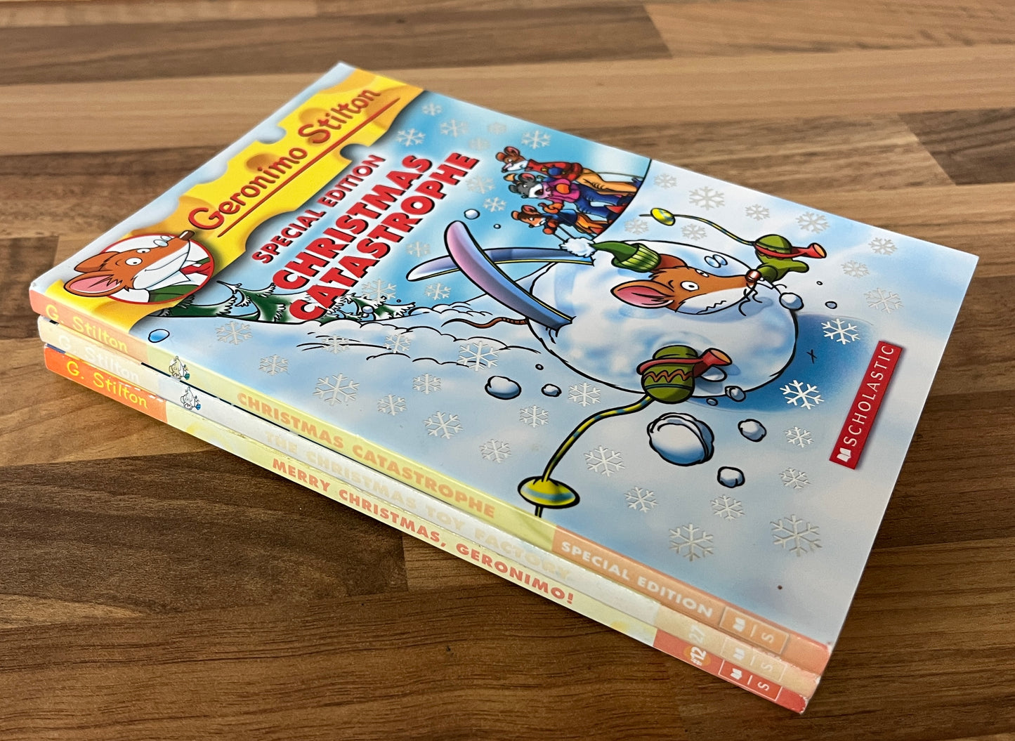 Geronimo Stilton's Christmas Collection Box Set of 3 Books