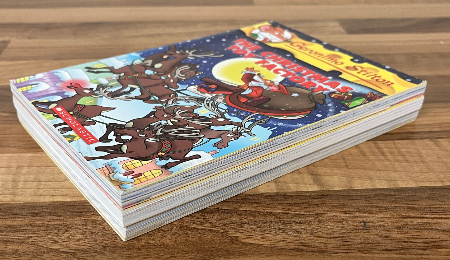 Geronimo Stilton's Christmas Collection Box Set of 3 Books